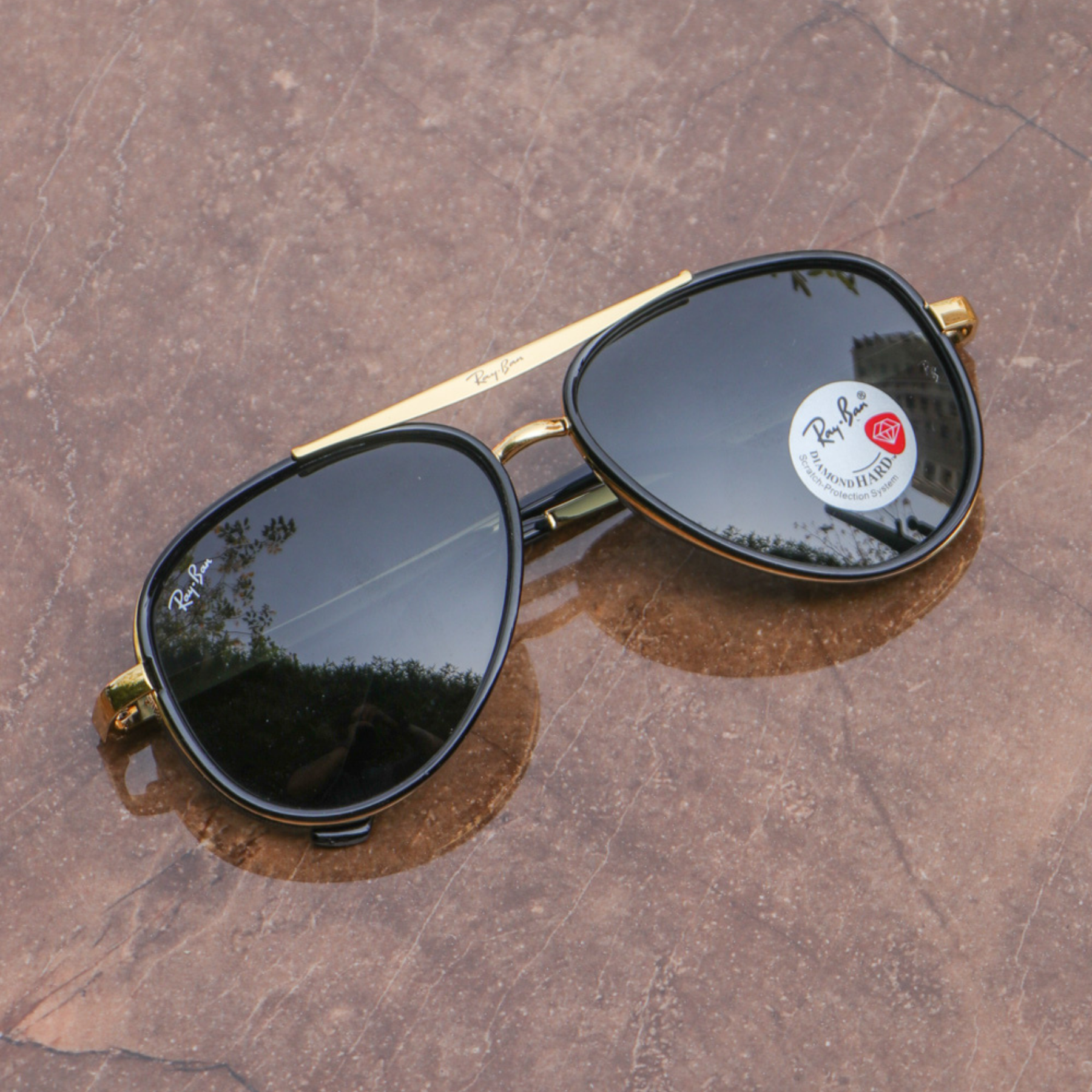 New Vintage Branded Ray-Ban With 100% UV Oval 4414 Trendy luxury Men & Women Sunglass