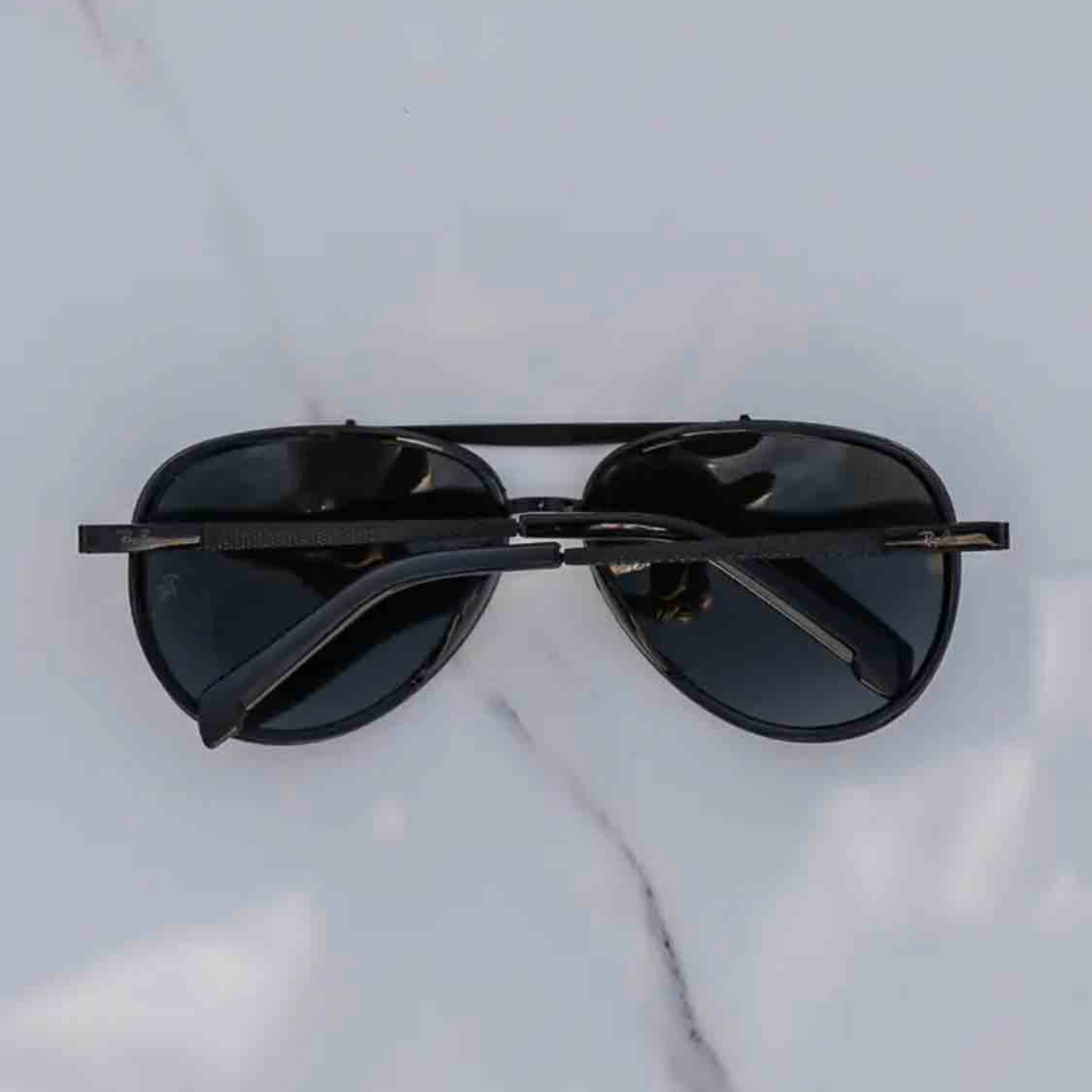 RAY-BAN Black & Black 4414 Causal Latest Sunglass For Unisex.