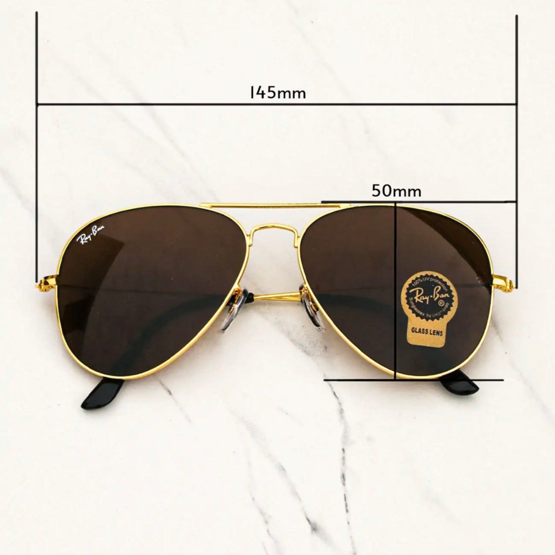 BEST Polarized Sunglasses for Men | Top Rated Aviator, Wayfarer, and Square Men's Shades | 100% UV Protection & Mirrored Lenses | Lightweight Pilot and Rectangle Styles Ideal Sunglasses for men #3026