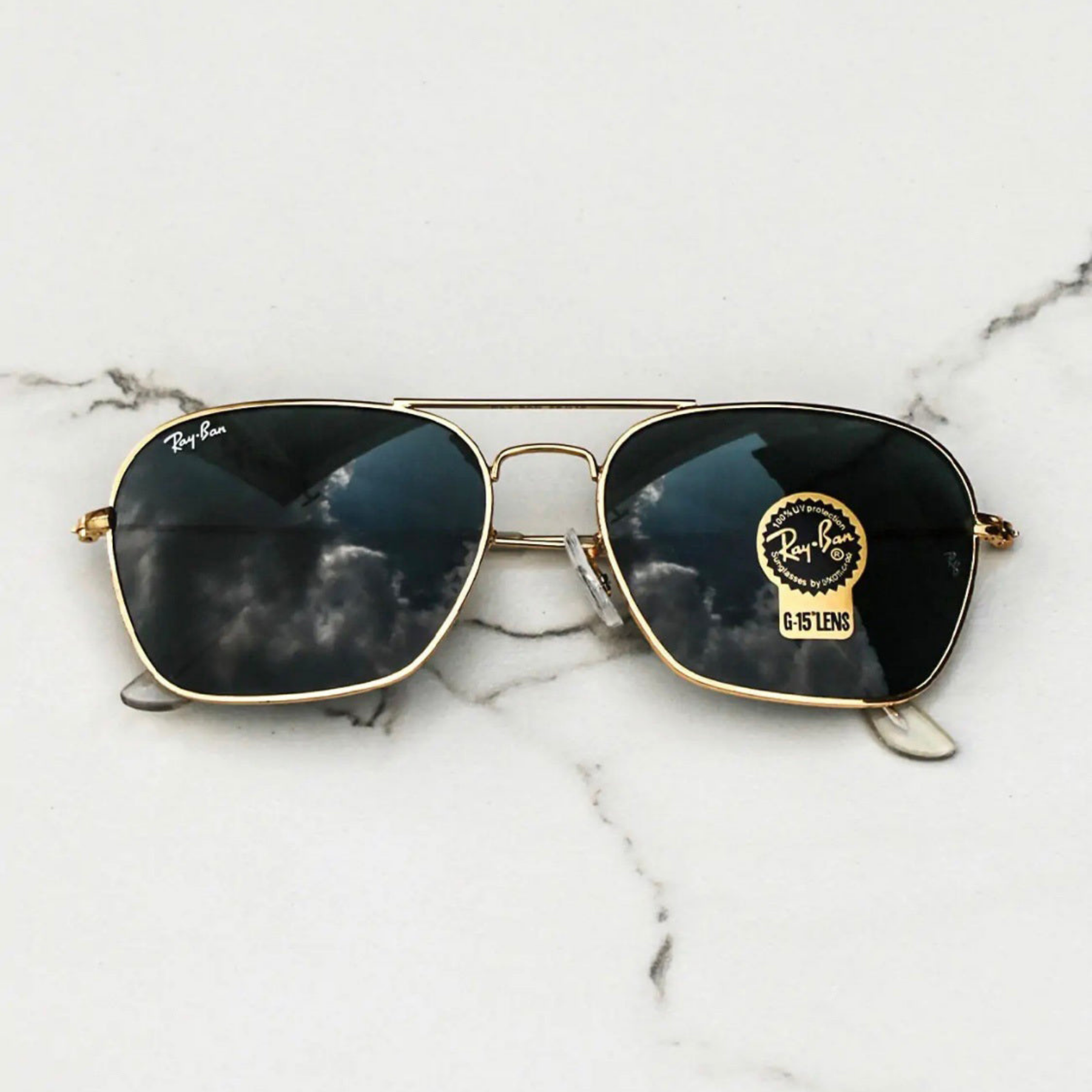 BEST Polarized Sunglasses for Men | Top Rated Aviator, Wayfarer, and Square Men's Shades | 100% UV Protection & Mirrored Lenses | Lightweight Pilot and Rectangle Styles Ideal Sunglasses for men #3136