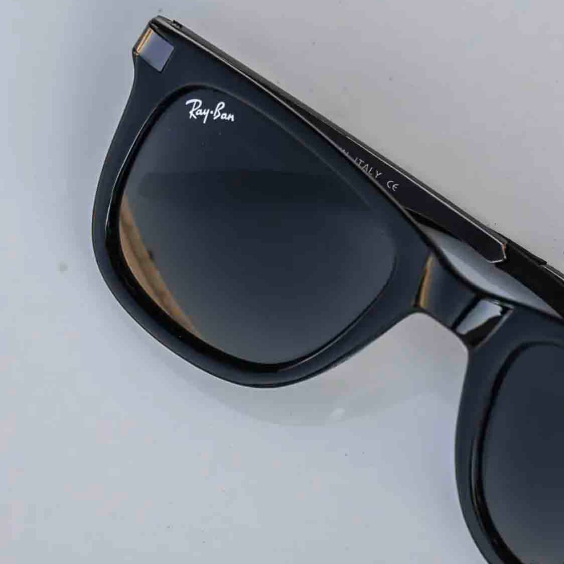 RAY-BAN New Addition Black & Black 4287 Square Sunglass For Unisex
