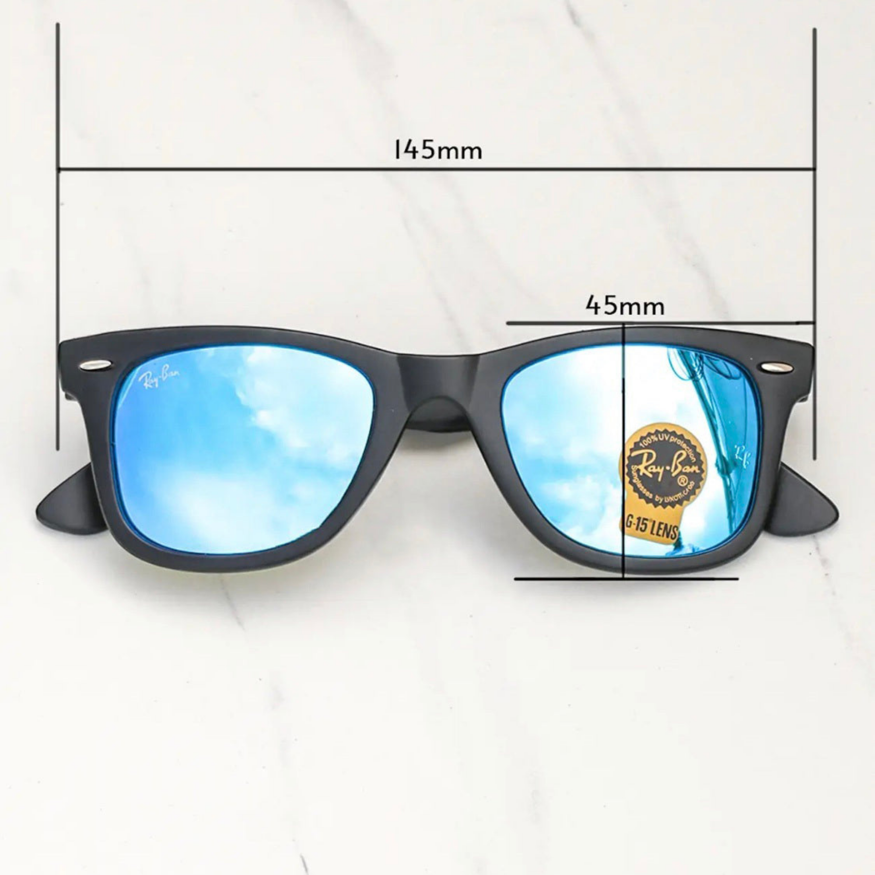 BEST Polarized Sunglasses for Men | Top Rated Aviator, Wayfarer, and Square Men's Shades | 100% UV Protection & Mirrored Lenses | Lightweight Pilot and Rectangle Styles Ideal Sunglasses for men #2140