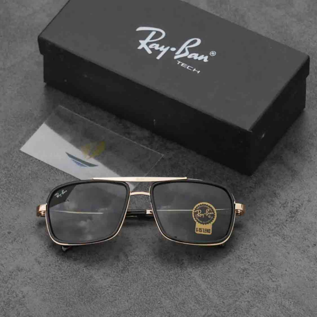 BEST Polarized Sunglasses for Men | Top Rated Aviator, Wayfarer, and Square Men's Shades | 100% UV Protection & Mirrored Lenses | Lightweight Pilot and Rectangle Styles Ideal Sunglasses for men #4413