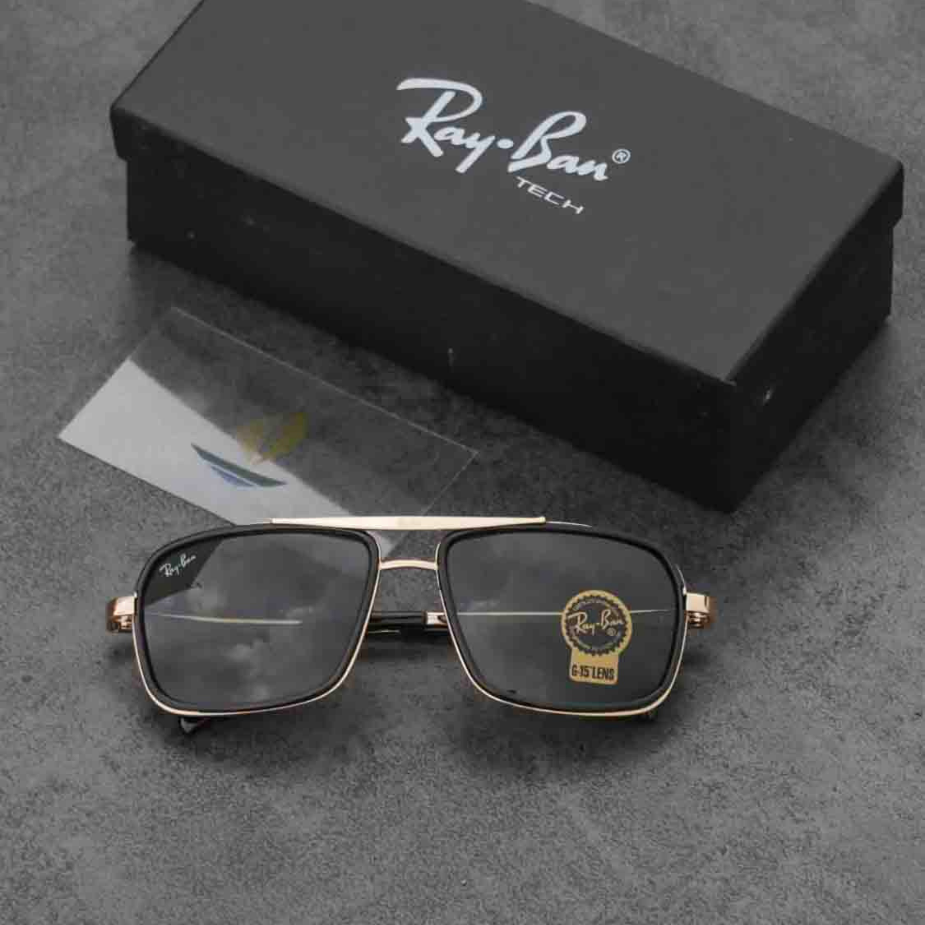 BEST Polarized Sunglasses for Men | Top Rated Aviator, Wayfarer, and Square Men's Shades | 100% UV Protection & Mirrored Lenses | Lightweight Pilot and Rectangle Styles Ideal Sunglasses for men #4413