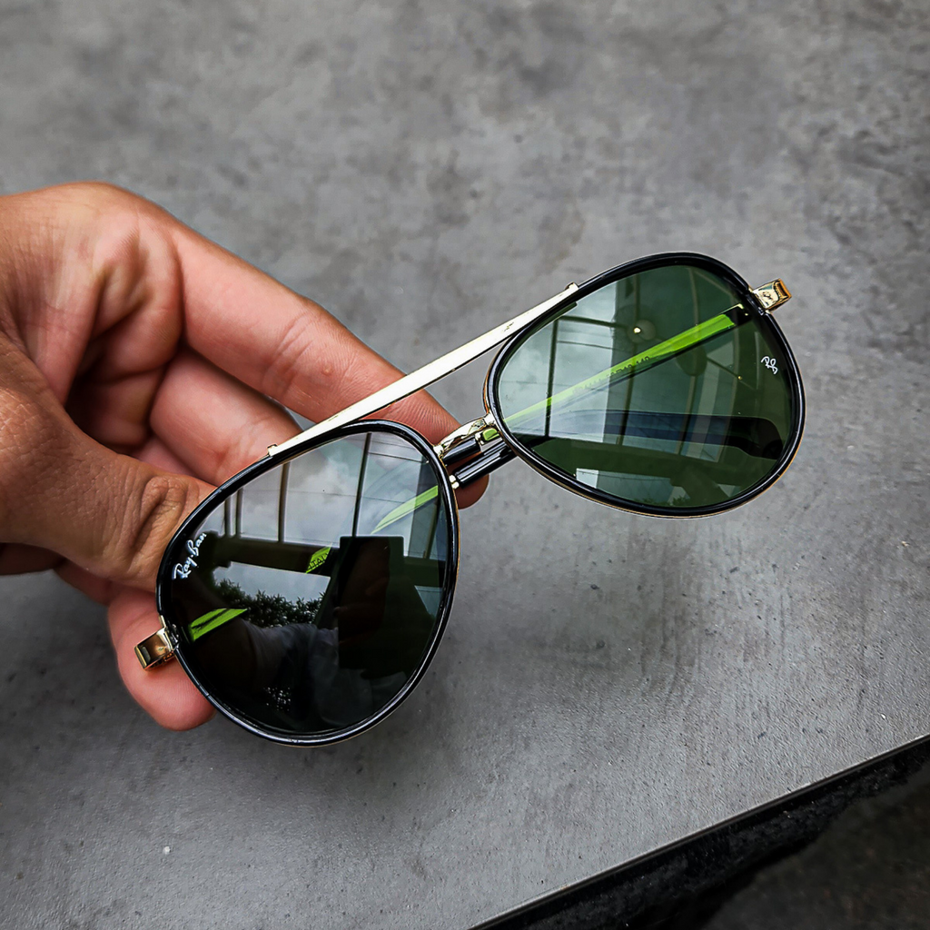 RAY-BAN Brown & Gold 4414 Causal Latest Sunglass For Unisex.