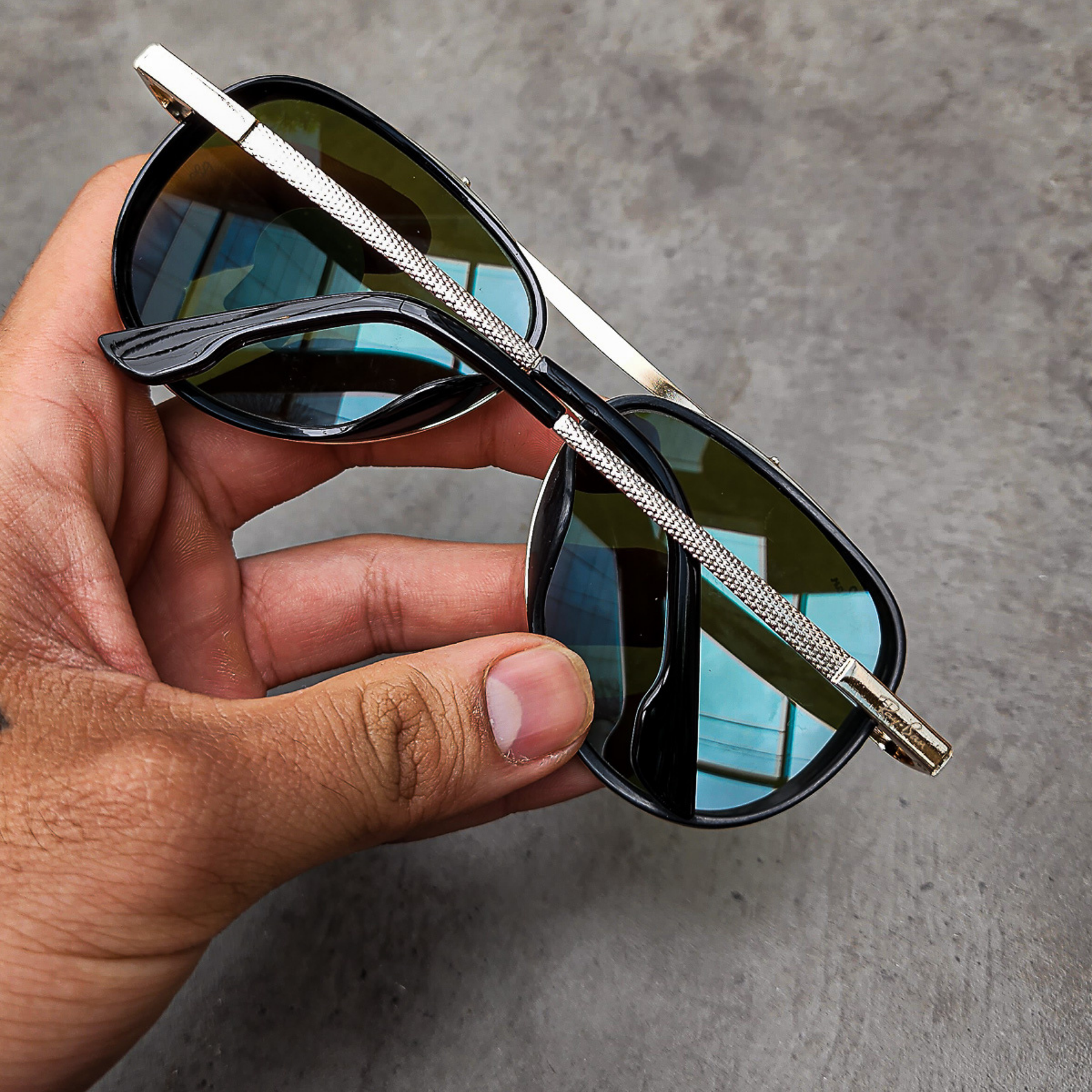 BEST Polarized Sunglasses for Men | Top Rated Aviator, Wayfarer, and Square Men's Shades | 100% UV Protection & Mirrored Lenses | Lightweight Pilot and Rectangle Styles Ideal Sunglasses for men #4414