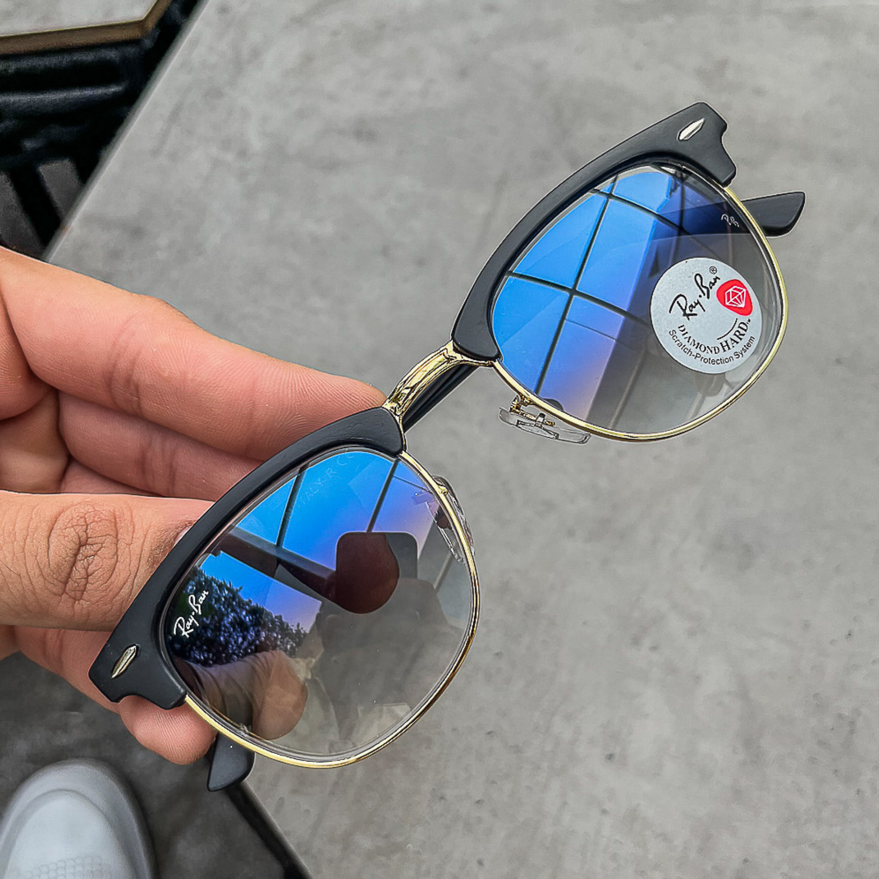 BEST Polarized Sunglasses for Men | Top Rated Aviator, Wayfarer, and Square Men's Shades | 100% UV Protection & Mirrored Lenses | Lightweight Pilot and Rectangle Styles Ideal Sunglasses for men #3016