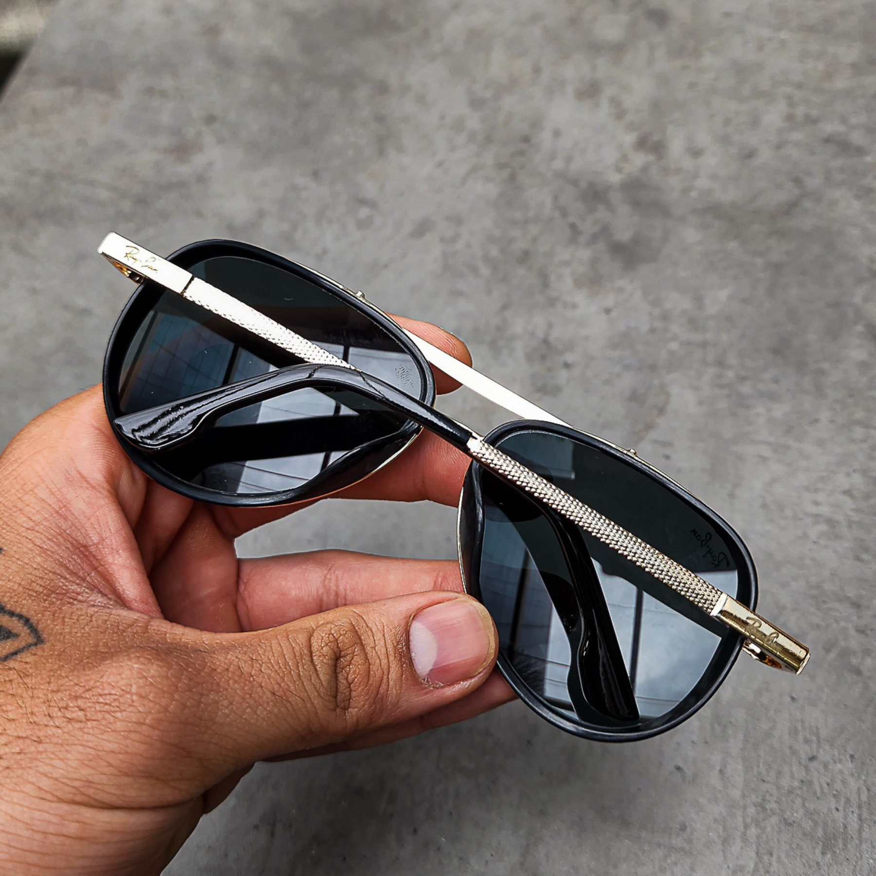 RAY-BAN Brown & Brown 4414 Causal Latest Sunglass For Unisex.