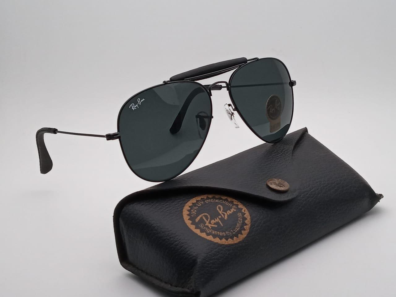 New Vintage Branded Ray-Ban With 100% UV Aviator Bridge 3422 Trendy luxury Men & Women Sunglass