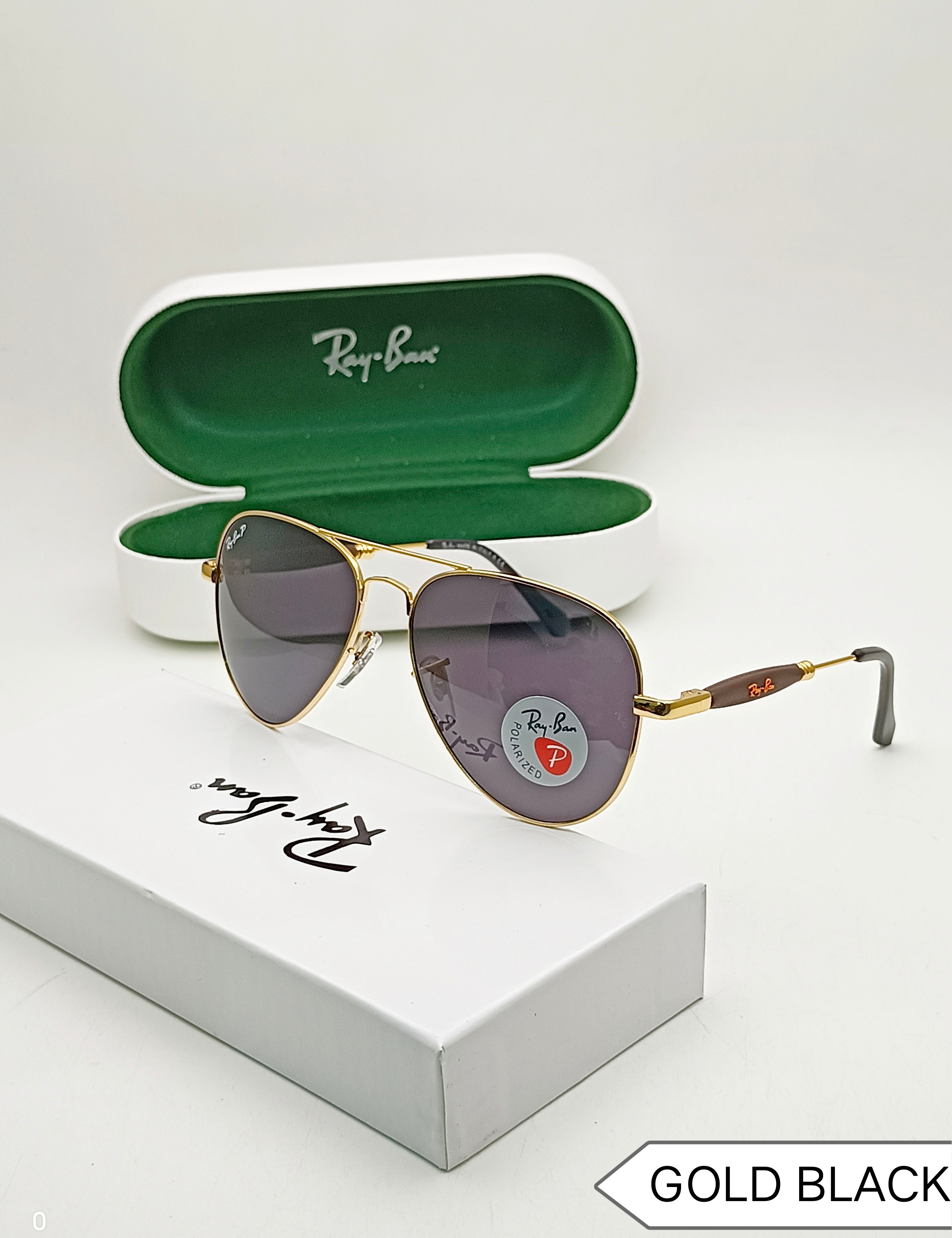 RAY-BAN New Fancy Men's Oval Aviator Silver Metal Frame Trendy Hot Favourite Wintage Sunglass For Unisex.