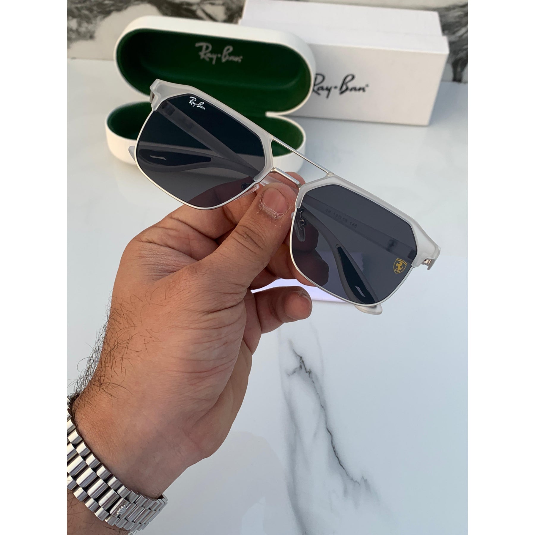 Ray-Ban Latest Fancy All Season Special RB Square 04 Trending Hot Favorite Fashionable Sunglass For Unisex.