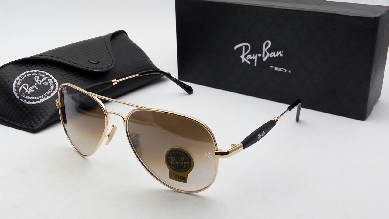 RAY-BAN New Fancy Men's Shaded Oval Metal Trendy Hot Favourite Wintage Sunglass For Unisex.