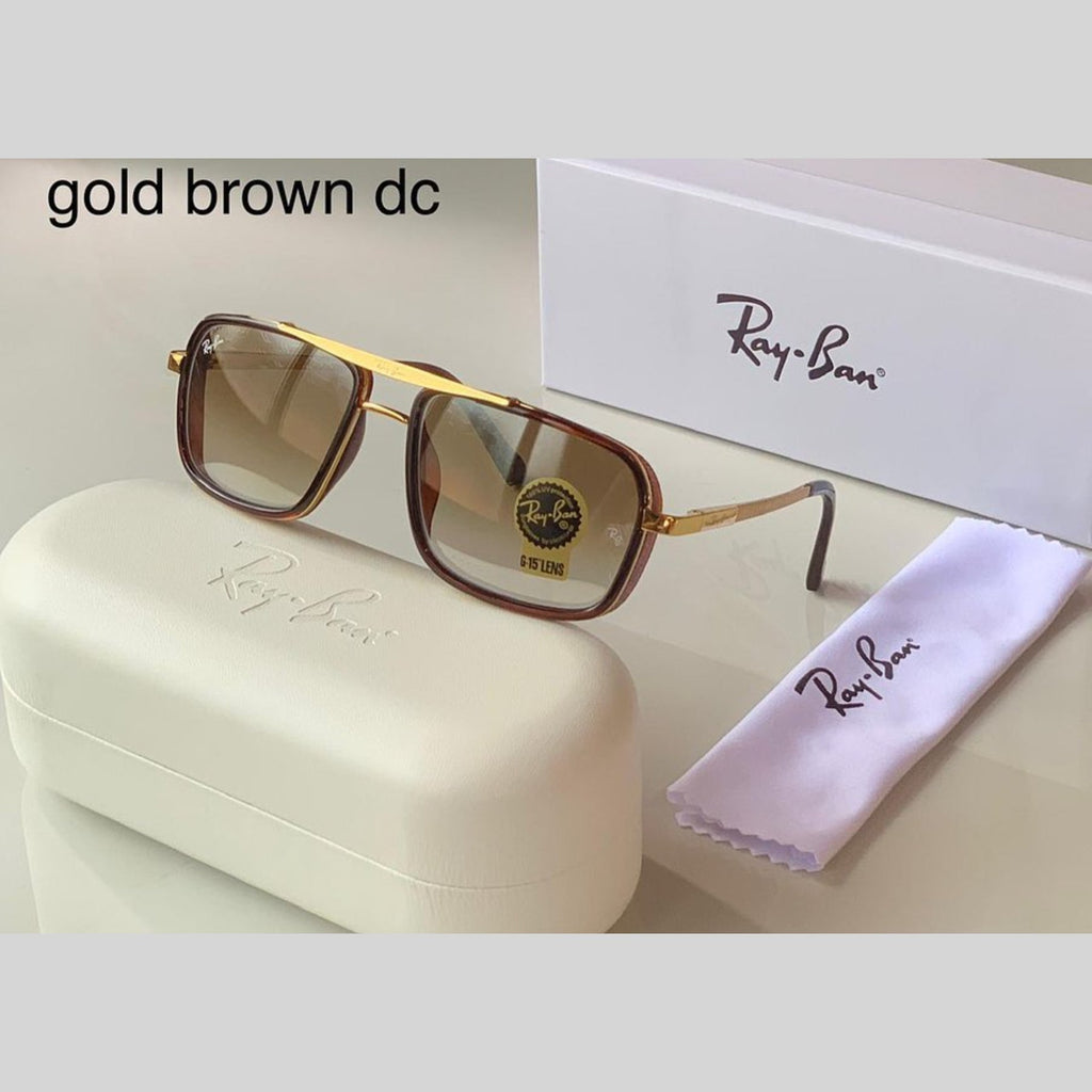New Vintage Branded Ray-Ban With 100% UV Square 4413 Trendy luxury Men & Women Sunglass
