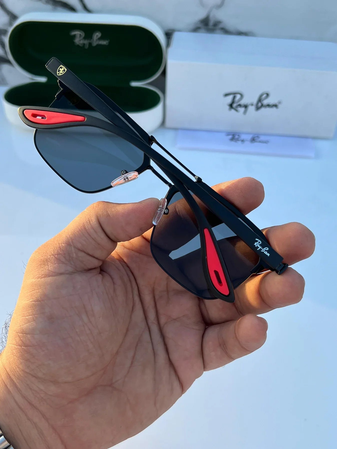 BEST Polarized Sunglasses for Men | Top Rated Aviator, Wayfarer, and Square Men's Shades | 100% UV Protection & Mirrored Lenses | Lightweight Pilot and Rectangle Styles Ideal Sunglasses for men #04