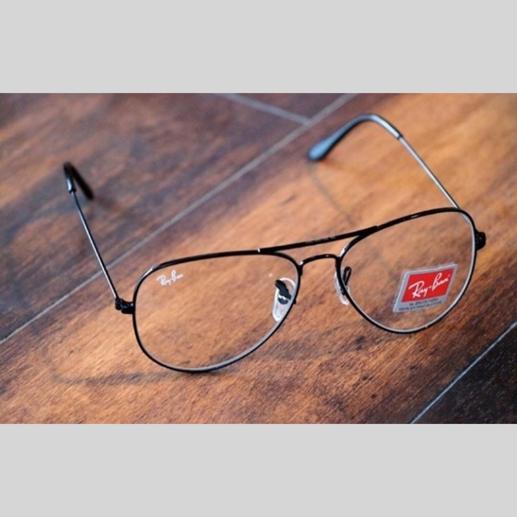 RAY-BAN Clear Day-Night & Black 3026 Aviator Causal Latest Sunglass For Unisex.