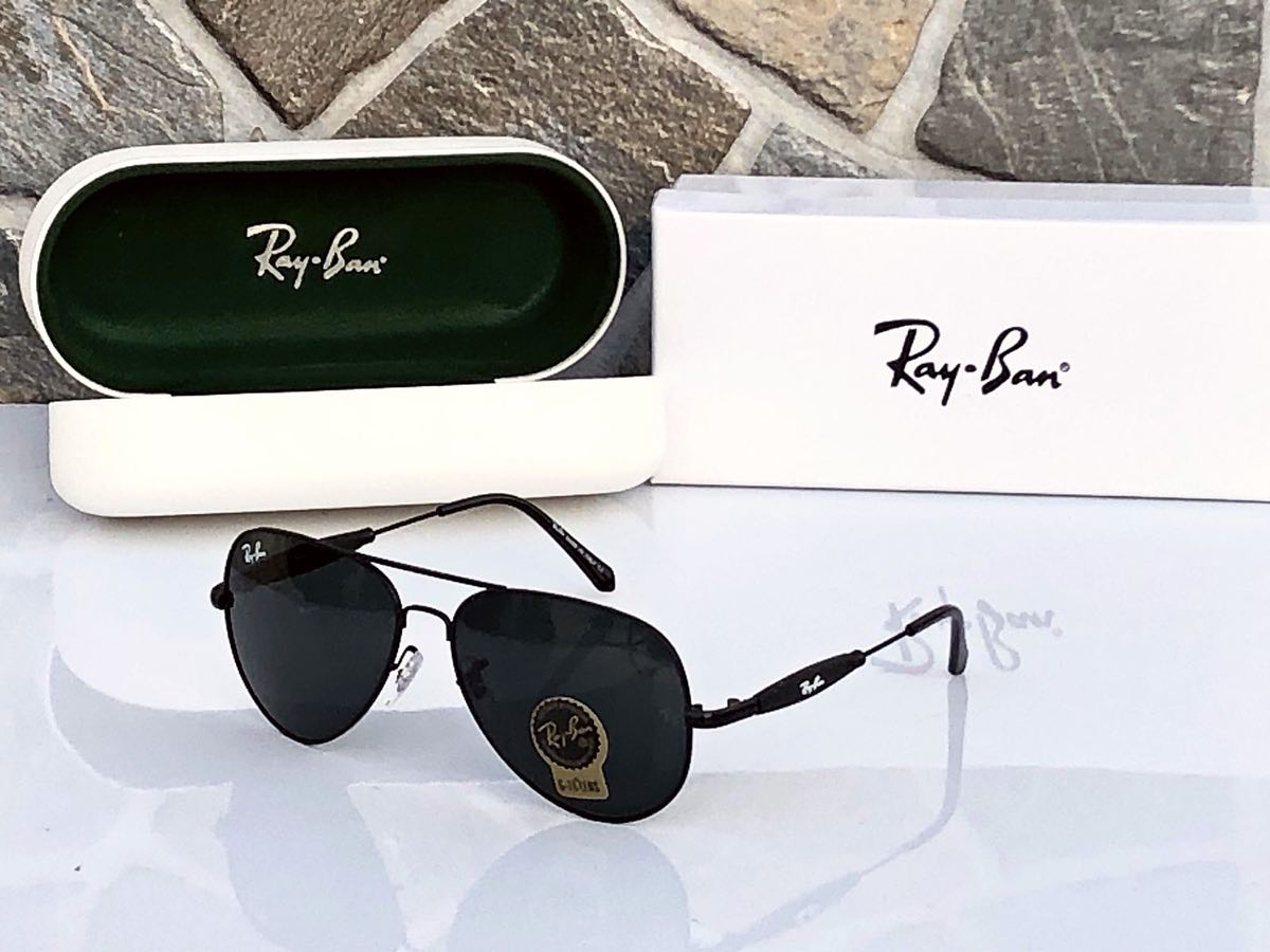 RAY-BAN New Fancy Men's Shaded Oval Metal Trendy Hot Favourite Wintage Sunglass For Unisex.